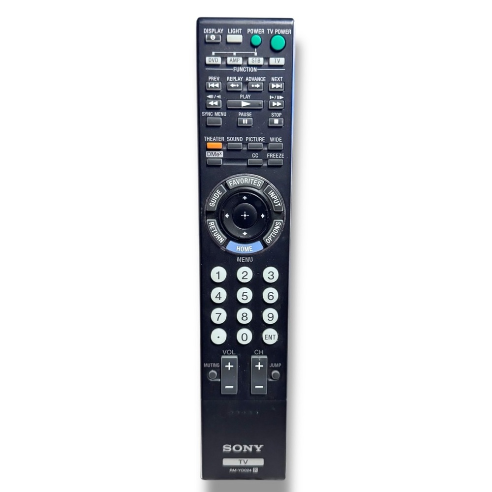 Authentic Sony Bravia TV Remote Control RM YD024 Replacement OEM